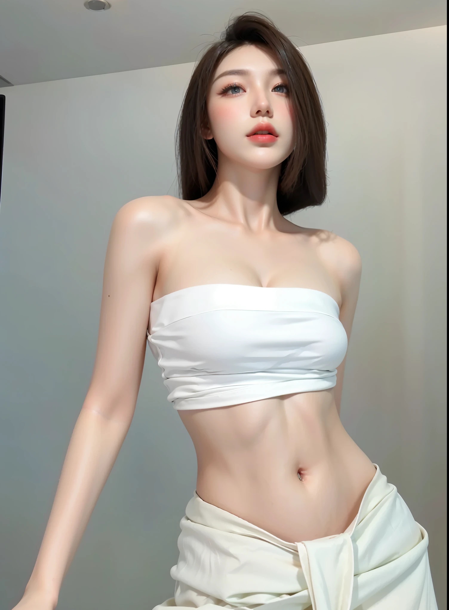 Game Art,Best image quality,Maximum resolution,8K,(A bust photo),(portrait),(Head close-up),(Rule of Thirds),Unreal Engine 5 rendering works,20 year old girl,((Queen)),The eyes are very detailed,(Large Breasts),Elegant and noble,light,Ray Tracing,Game CG,((3D Unreal Engine)),OC rendering reflection mode,4K,Ultra-clear,Sensual,Translucent lace,Fair and plump figure,Pretty Face,Glossy Gel Coat,身着华贵礼服的Queen,Crystal Gem Crown,Necklace jewelry,blue eyes,The tattoo is very three-dimensional,Gorgeous and intricate tattoo designs,Ultra-clear portrait,Sexy thick lips(Red lipstick),Gorgeous clothing,Diamond Gold,Luxury Costume Jewelry,Diamonds, pearls and gemstones of cosmic grade,Silk Hanfu long skirt,breasts symmetrical,