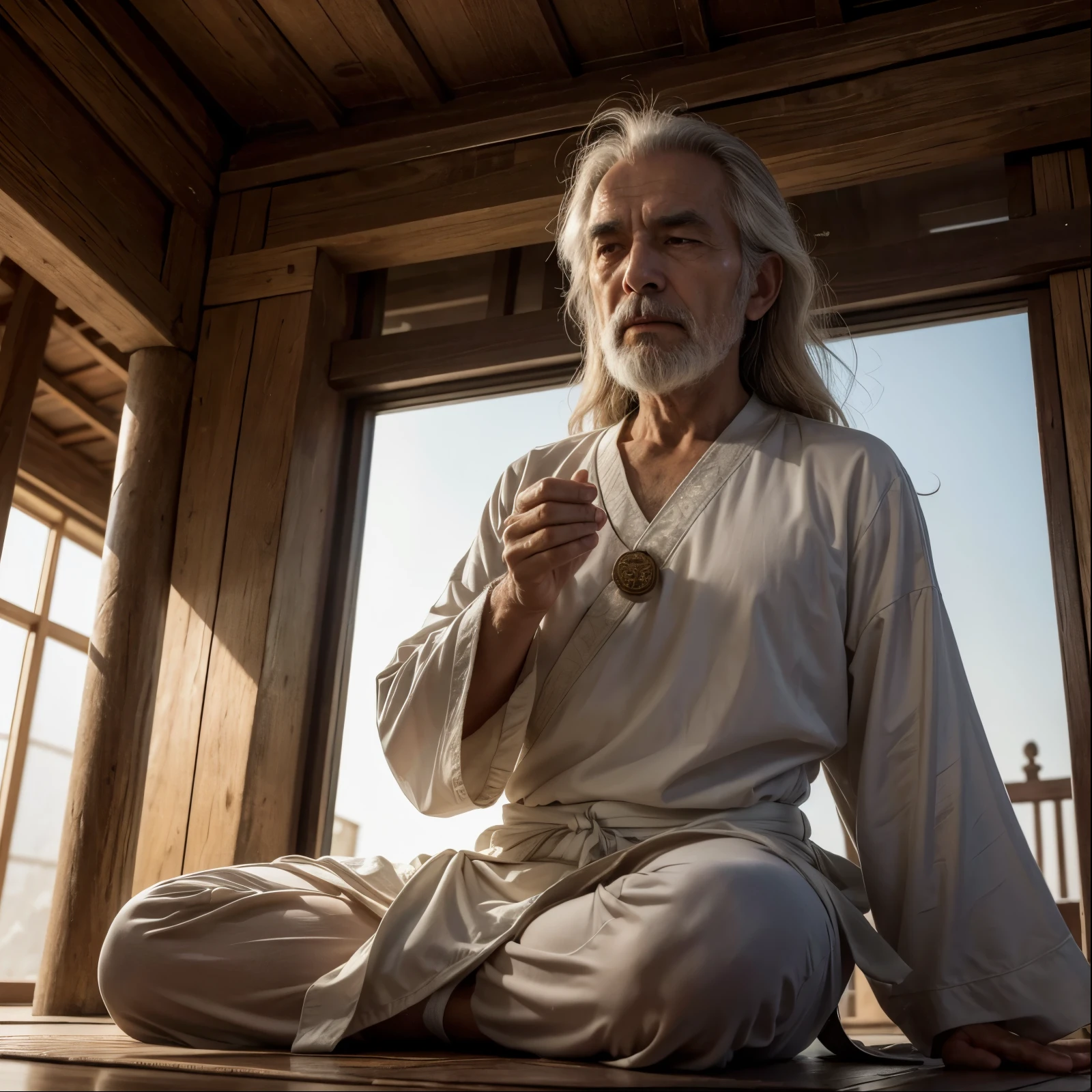 Mestre Serenidade An ancient master who teaches about the importance of tranquility and emotional control.