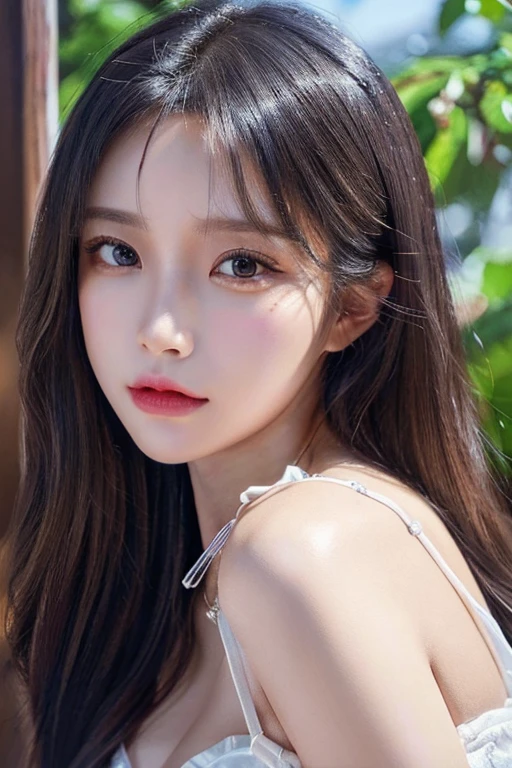 ((Highest quality)),(超High resolution),(Very detailed),(Detailed Description),((The best CG)),(masterpiece),Ultra-detailed art、(Highest quality、8k、32K、masterpiece)、(Realistic)、(Realistic:1.2)、(High resolution)、Very detailed、Very beautiful face and eyes、1 female、Tight waist、Delicate body、(Highest quality、Attention to detail、Rich skin detail)、(Highest quality、8k、Oil paints:1.2)、Very detailed、(Realistic、Realistic:1.37)、Bright colors、Beautiful Japanese Women、Detailed face、Smooth Skin、