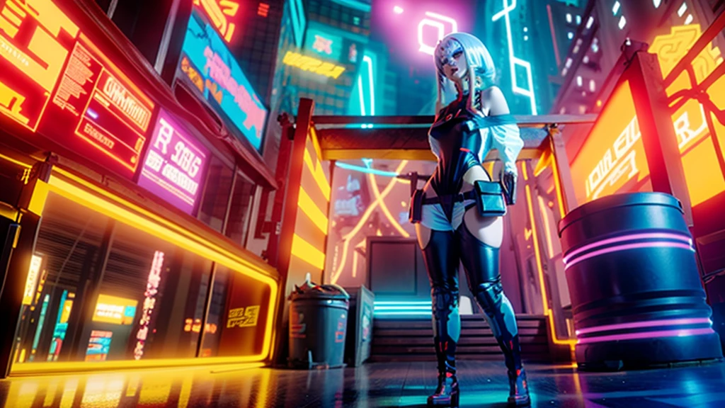 cyber girl in a black outfit standing in a city, Cyberpunk anime, Digital cyberpunk anime art, cyberpunk anime art, female cyberpunk anime girl, cyberpunk anime girl, cyberpunk anime art, cyberpunk anime girl mech, cyberpunk anime, digital cyberpunk - anime art, digital cyberpunk anime!!, cyberpunk oppai, best anime 4k konachan wallpaper