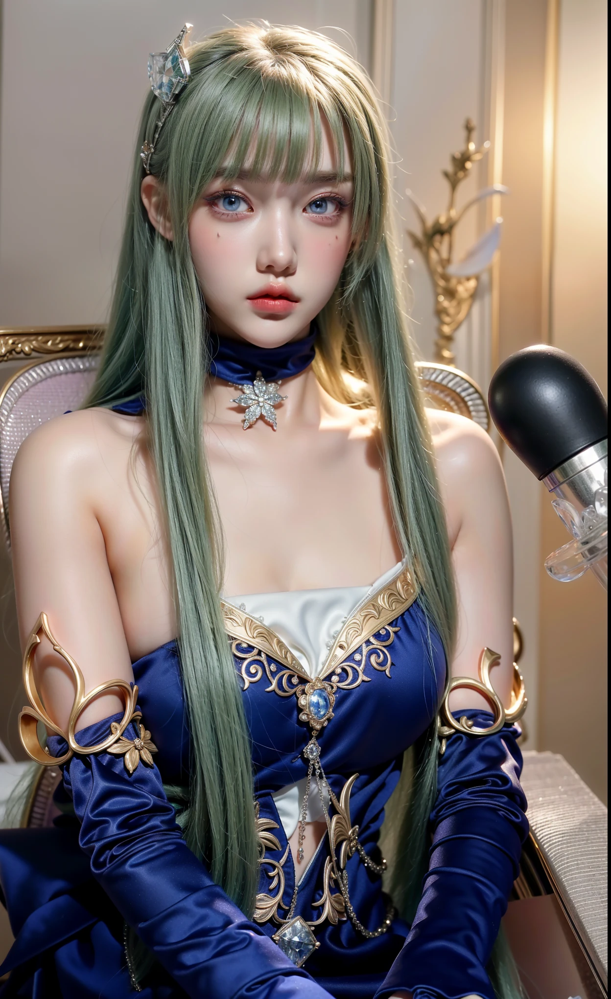 Royal sisters,Exquisite eyes,Frozen queen,Put the crown on your head,Detailed facial expressions body,tall and big,Glamorous characters,Leg length,4K,HD,Sensual,White translucent lace,白皙Full figure,Little cherry mouth,Beautiful and lovely,Full figure,Glossy Gel Coat,Vampire Queen in luxurious gown,Have a tattoo(Intricate tattoo designs),Ice Princess,Rich facial details,16 Year Old Angel,Eyes are blue(Pupils as deep as the starry sky),Silk printed clothes,