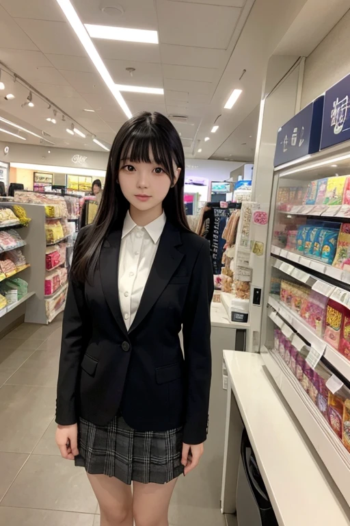 
One girl, High resolution, Japanese women in their 20s、Department store clerk、Black Hair、Shortcuts、suit、skirt

