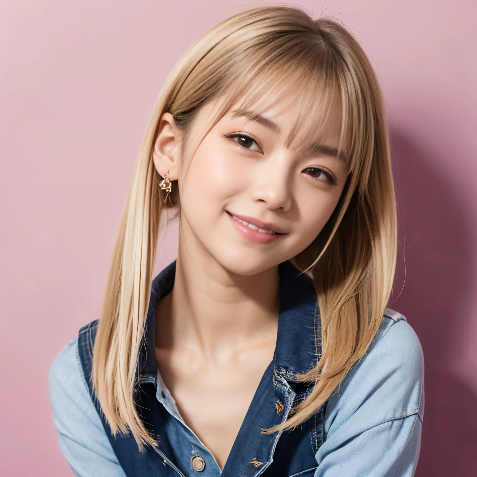 1girl, 8yo, long hair, light blonde hair, pink eyes, twintails, (half-closed eyes:1.1), evil smile, smile, head tilt, looking at viewer, cowboy shot, from below,
BREAK
white camisole, shirt lift, lifted by self, navel, miniskirt, ,
BREAK
(simple background:1.2), (pink background:1.2), (shadows on the wall behind:1.2),
BREAK
(pastel tones, watercolor:1.1),safe, masterpiece, best quality, very aesthetic