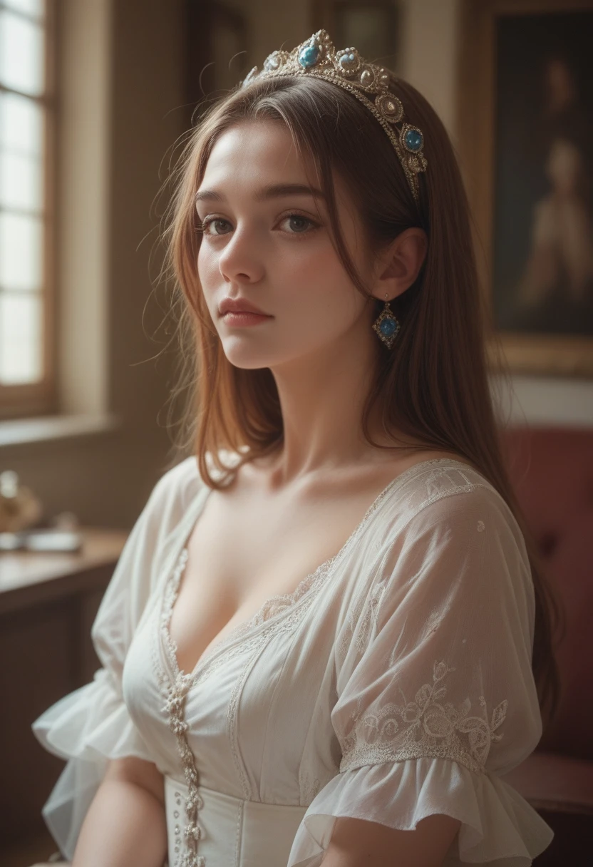 ((Best Quality)), ((masterpiece)), (detailed), 1 European girl.