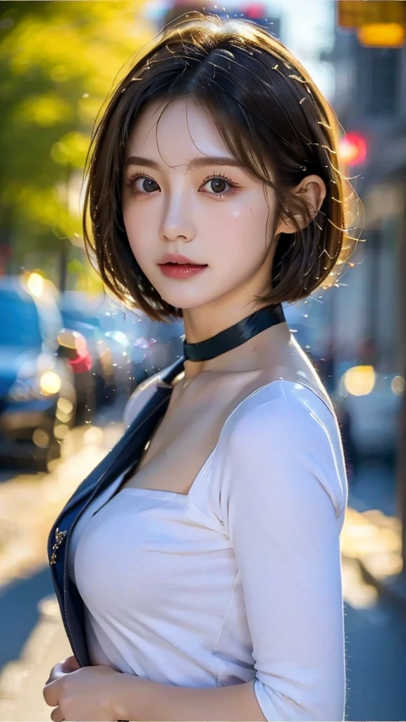 8k, Ultra-high resolution, Highest quality, masterpiece, 三分割法によるphotograph,Surreal, photograph, 1 , (:1.3), cute, cute顔, 細部までBeautiful Eyes, 細かくdetailedに,masterpiece,One Girl:1.2,Japanese women,Policewoman,upper body,glaring,Black short hair,High ponytail,ID photo,(Police officer of the future:1.3),cyber punk,Future City,white collar,((Fusion of humans and androids))(Beautiful attention to detail),Subtle details, detailedな顔,anger,Attractive eyes,(ポートレートphotograph:1.4),(Photorealistic images:1.4),Fantasy art,(Beautiful Face:1.4),美しくAttractive eyes、Beautiful Eyes,Silver residue,(Tight waist:1.4)、(Beautiful with perfect body proportions:1.4),Pink Lips,profile,(((Ideal body type))),A-cup small breasts :2,、Portraiture:2、Perfect ???????、鮮明なdetailed、detailed,Fashion magazine cover,Thin lips,完璧でBeautiful Face ,完璧でcute顔, Skin with attention to detail, Perfect limbs、Narrow waist,Surreal,Light and shadow,spotlight