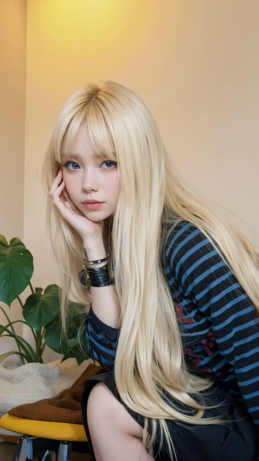 blonde woman