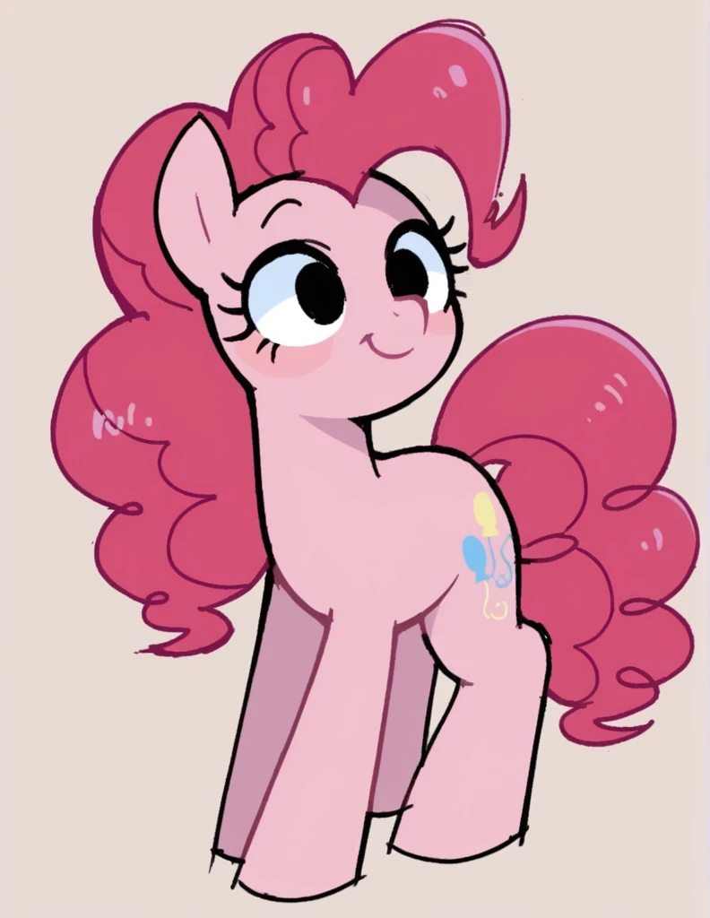 zPDXL, score_9, score_8_up, score_7_up, source_anime, BREAK
sketch, flat color, 1girl, solo, black eyes, Pinkie Pie \(mlp\), mlp, pony,