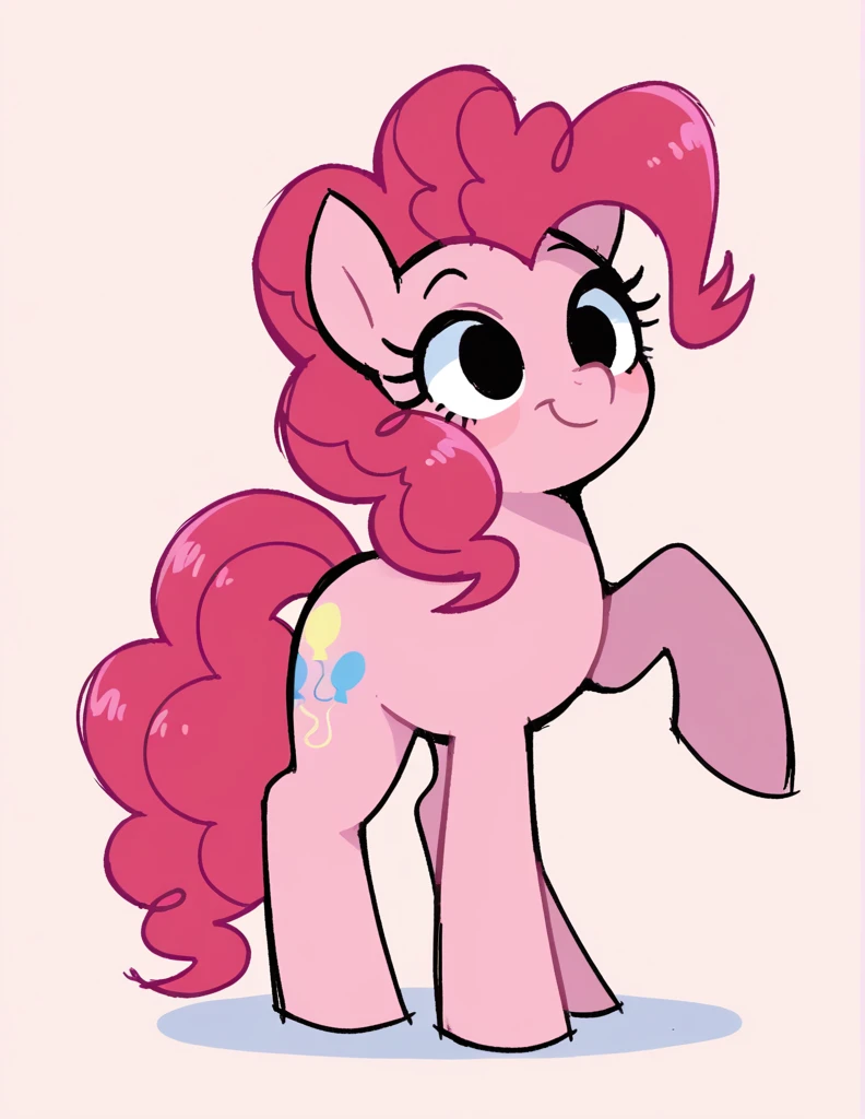 zPDXL, score_9, score_8_up, score_7_up, source_anime, BREAK
sketch, flat color, 1girl, solo, black eyes, Pinkie Pie \(mlp\), mlp, pony,