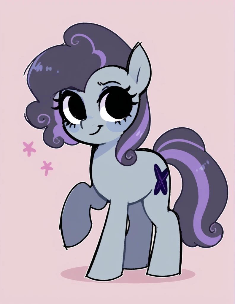 zPDXL, score_9, score_8_up, score_7_up, source_anime, BREAK
sketch, flat color, 1girl, solo, black eyes, original character \(mlp\), mlp, pony,