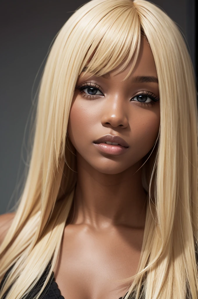 blonde black woman