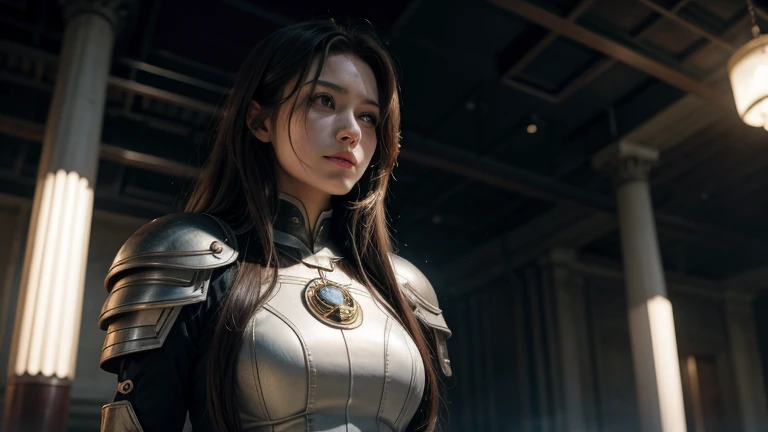 A humanoid @Rebecca's Leadership: Rebecca’s role, even after her death, as a symbol of hope and unity.
