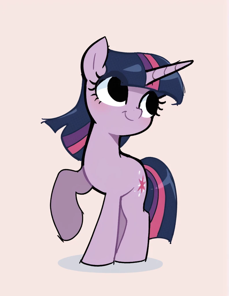 zPDXL, score_9, score_8_up, score_7_up, source_anime, BREAK
sketch, flat color, 1girl, solo, black eyes, Twilight Sparkle \(mlp\), mlp, pony,
