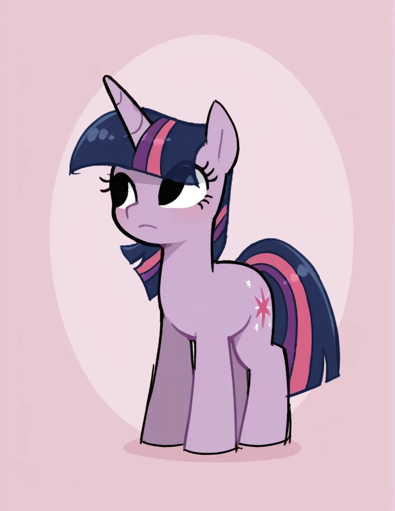 zPDXL, score_9, score_8_up, score_7_up, source_anime, BREAK
sketch, flat color, 1girl, solo, black eyes, Twilight Sparkle \(mlp\), mlp, pony,