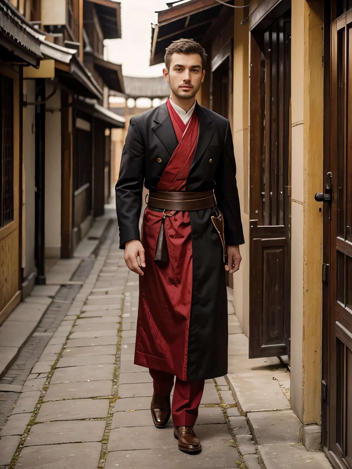 Presta found in the Orient-John's Country、Edo period town、Streets around Nihonbashi in Edo