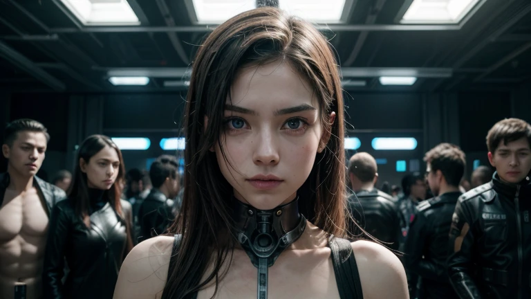 A humanoid @Rebecca .Formation of the Group: The gathering with other cyborgs and the creation of a resistance movement.