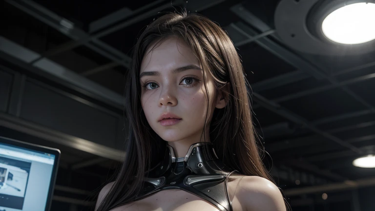 A humanoid @Rebecca .Creation: The conception of Rebecca, the motives behind her creation, and the technologies involved.