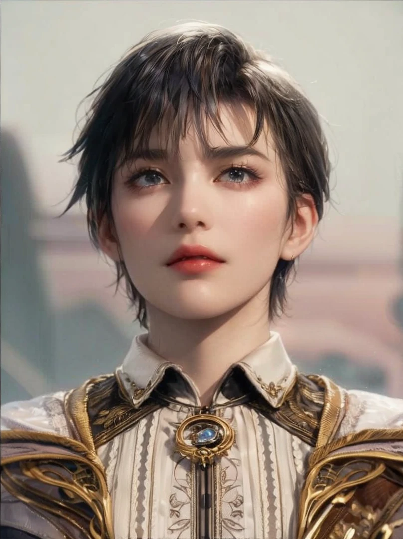 143
(20 year old woman), (surreal), (High level image quality), ((beautiful hairstyle 46)), ((short hair:1.46)), (breasted:1.1), (lipsticks)