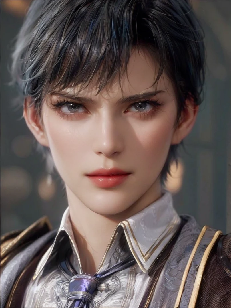143
(20 year old woman), (surreal), (High level image quality), ((beautiful hairstyle 46)), ((short hair:1.46)), (breasted:1.1), (lipsticks)