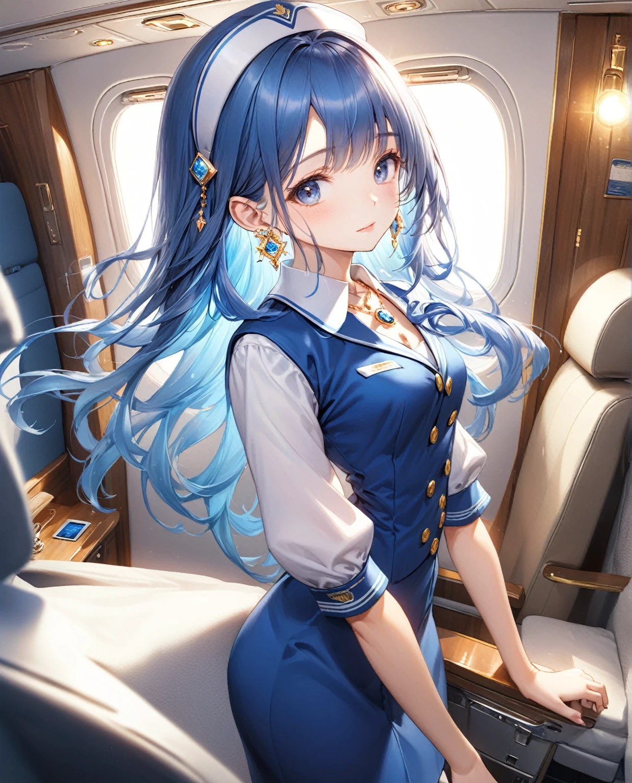 masterpiece, best quality BREAK solo, st. louis \(luxurious wheels\) \(azur lane\), <lora:AzurLane_StLouis:0.7>