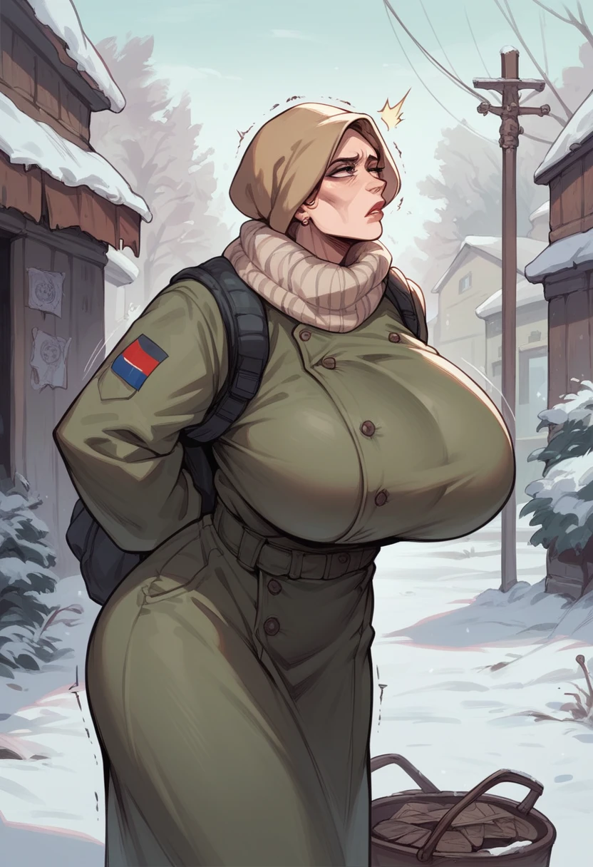 (((2 characters- A sexy blond young adult male russian soldier blushing and as he is getting bdsm spanked by his elder interracial colleague and captain gangbang))), NSFW, hentai, yaoi,((yaoi hentai)), porn, pubic hair, ((red spanked butt)), butt focus, ((testicles and penis:0.2)), ((art inspired by Ppatta’s yaoi hentai comics)), snowy setting, ((young soldier x elderly strict captain:0.2)),(((“mmm, ahh spank me harder,captain!!!”))), ((swollen spanked male blushing butt:0.2 )), ((pants pulled down)),