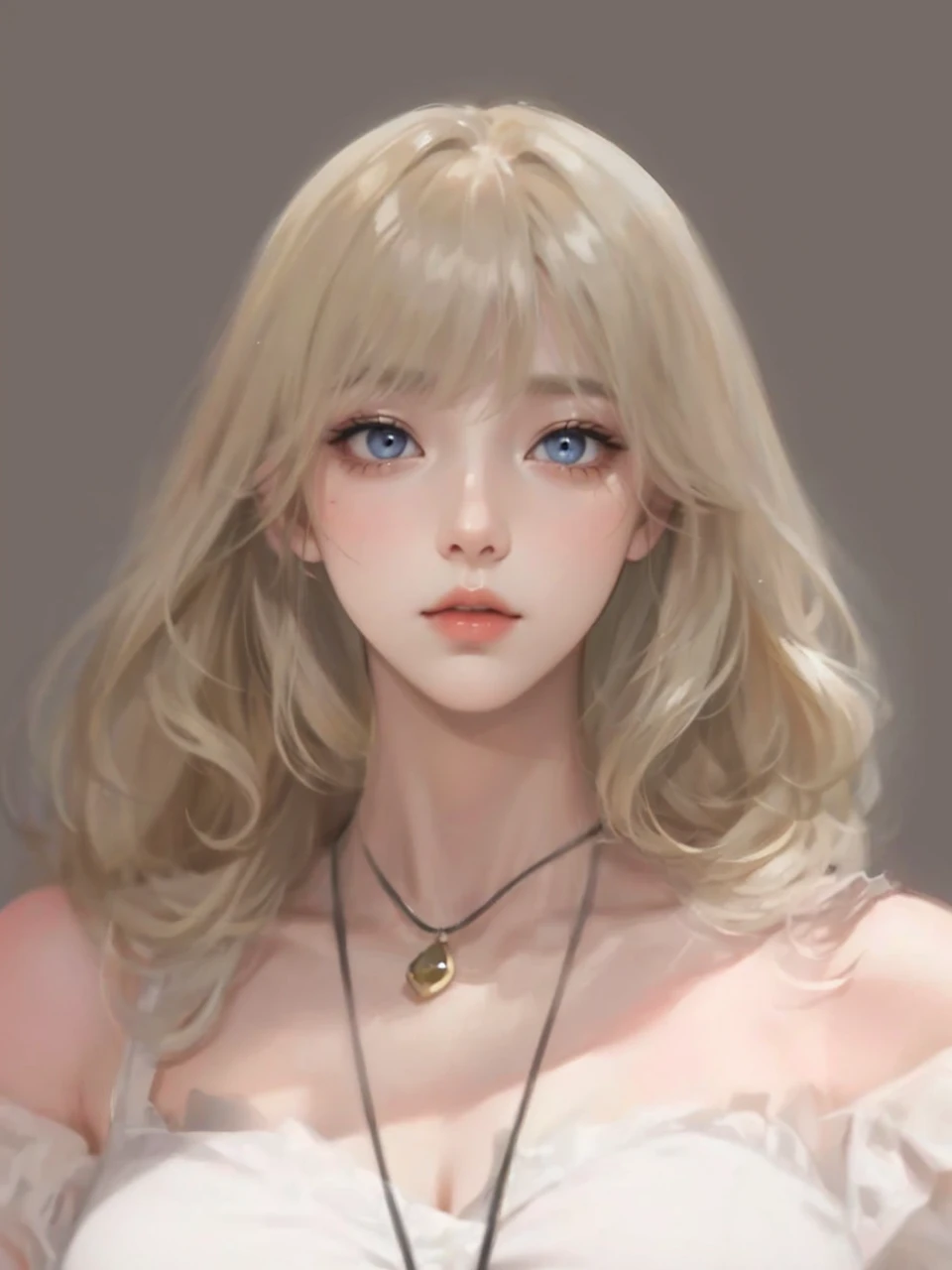 Beautiful female model with blonde hair, Hair with slight highlights, Gray-blue eyes, Medium mix, Wet paint, Gem beetle, Colored background, , Photographed by Jinna Chan.. - At six p.m.&#39;clock,Big tits,body