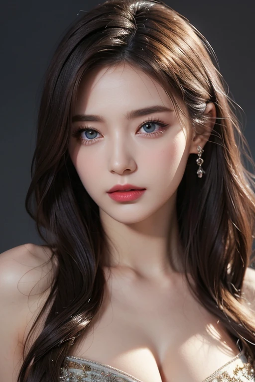 High-quality work,Realistic works,Super premium graphics,8K HD CG works,high quality graphics,High-definition and exquisite CG works,10x pixels,Ultra-fine details:1.1,Advanced technical details:1.1Realistic photo effects,Interior lighting effects:1.5,natural soft light:1.5. Light effect(Virtual light effects:1.8),ultra high resolution,shining dress,sliver long hair,silber hair,transparenthair,high detailed hair(Quality hair details:1.1)Clear eyes,Double eyelids look good,Sharp eye makeup, Create exquisite eyelash makeup, tthin eyebrows, Ultra-detailed eyes,a tall nose, lovely red lips, rosey cheeks, With delicate makeup on her face , pretty face, The face shape is perfectly proportioned,(Advanced facial details:1.1) masterpiece photography nsfw that captures the essence of a dream experienced by an awesome caucasian young woman, perfect beautiful detailed face, realistic skin pores, sharp clear eyes, (nipple slip), sheer revealing dress, enveloped in tendrils of smoke that morph into surreal butterflies around her, In the dream, she finds herself in a fantastical landscape filled with vibrant colors and surreal elements, The atmosphere is dreamy and ethereal, with soft glowing lights illuminating the scene, The young woman is depicted as confident and radiant, surrounded by symbols of her aspirations and inner strength, The overall mood of the image should evoke a sense of wonder, empowerment, and limitless possibilities, complex lighting, rimlight, (wind:1.3), ,Women's artwork,Dress full body video,Realism,Amazing Cleavage,My eyes are very bright today