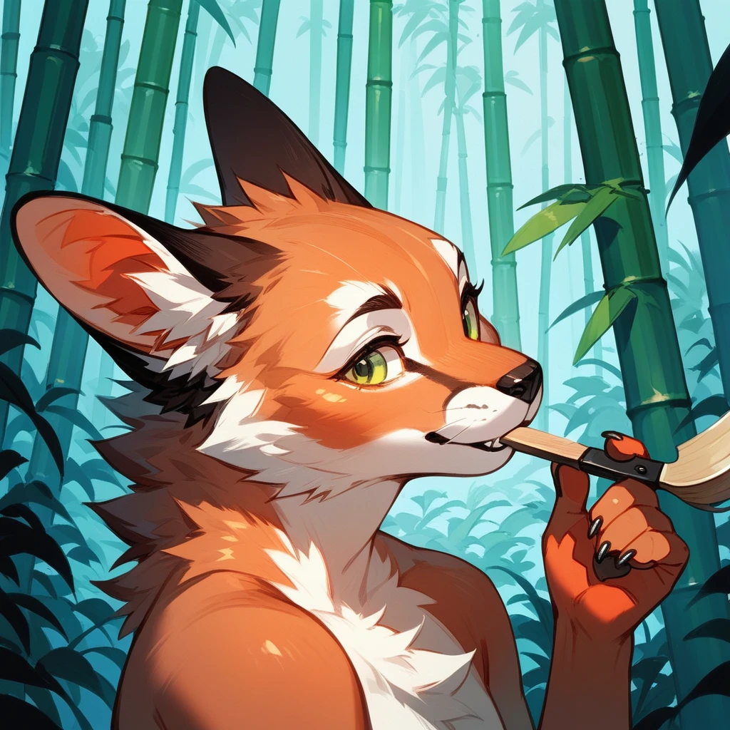 Bamboo Tick in dry brush art style (score_9,score_8_up,score_7_up,score_6_up,score_5_up,score_4_up, source_furry)