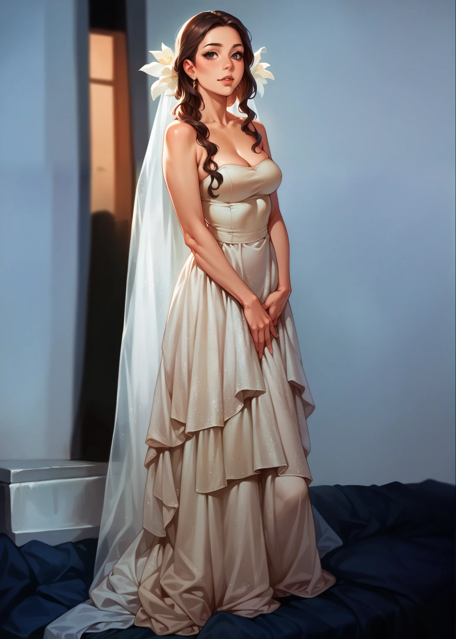 A beautiful woman posing for a photo