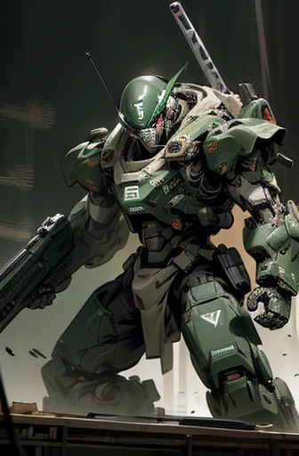 giant robot,meca,droid,heaby armor massive,human_not,anime style,battle field,holding_beamrifle,masterpiece,best quality,super detailed,super fine illustration,8k,industry meca design,