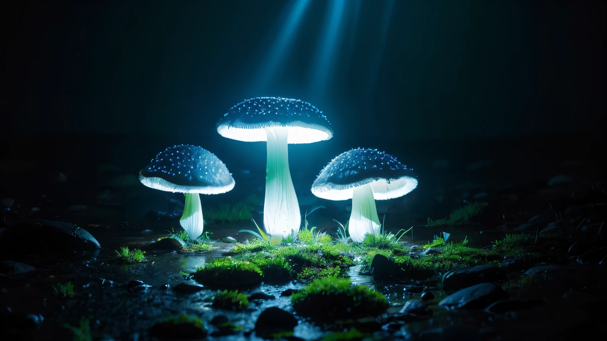 Bioluminescent Mushroom