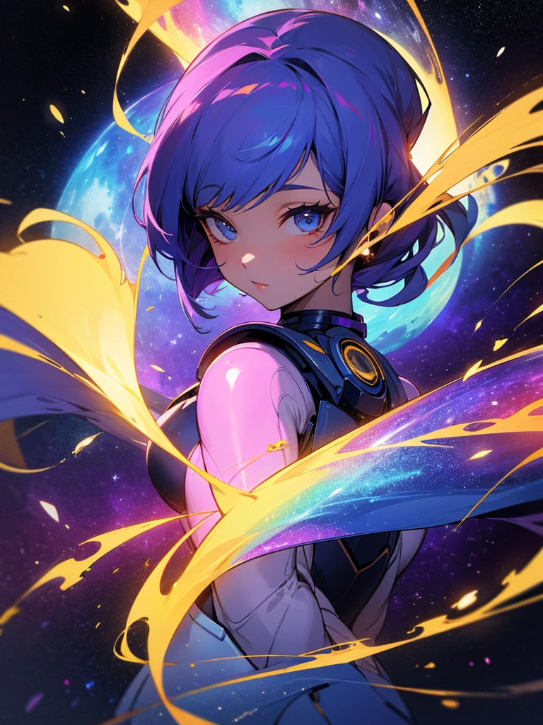 Beautiful galaxy woman