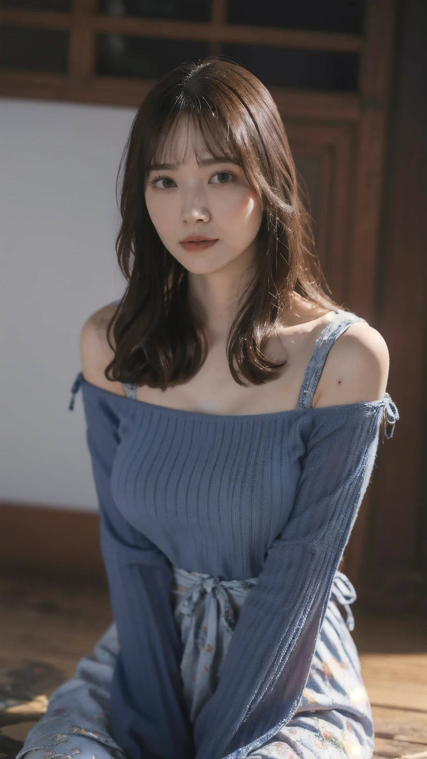 1girl, woman, masterpiece, best quality, highest quality, (volumetric lighting), extremely detailed CG unity 8k wallpaper, focused, 8k wallpaper, extremely detailed, ultra realistic, photorealistic, sharp focus, absurdres, (HDR:1.2), (high contrast), photograph, detailed and intricate, instagram, portrait, highly detailed, digital painting, artstation, concept art, smooth, sharp focus, illustration, natural big breast, medium shoulder, looking at the viewer, long hair, sitting and show plump thighs, wearing sexy dress