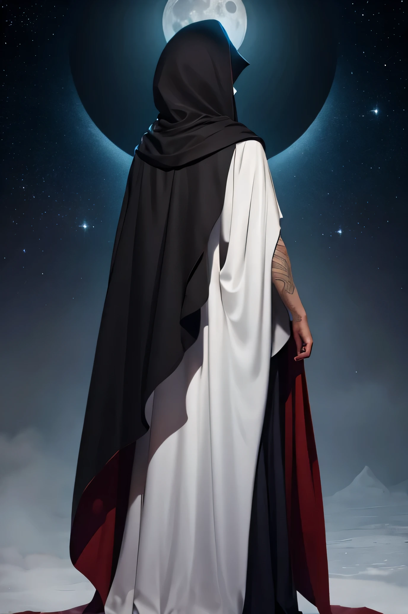Cloak of the Growing Moon Crescent