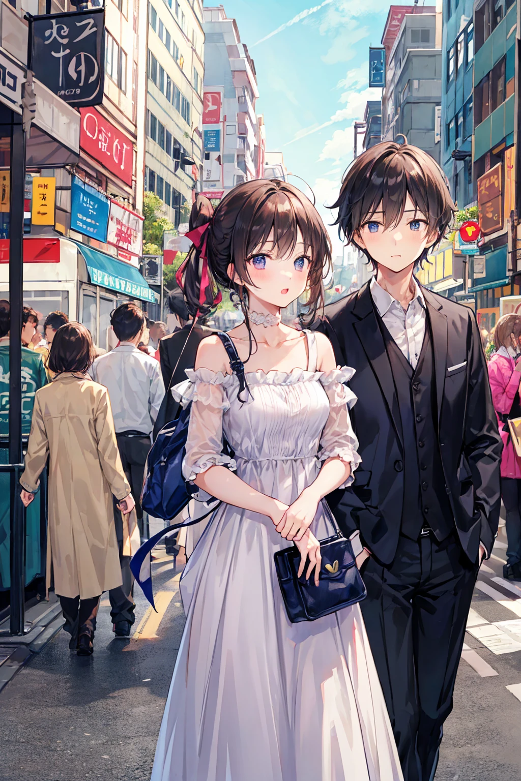 Multiple people in love々々、Couple、men and women