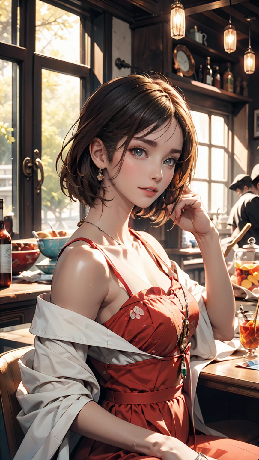 Photos selected as masterpieces of the highest quality、freckled face、Woman's upper body、Blonde、風に吹かれたBlonde、Emerald Eyes、Strapless Dresodern、By Jeremy Lipking、By Antonio J.. Manzanedo by Lee Jeffries Nikon D850 Film Stock Photo 4 Camera Kodak Portra 400 Lens f1.6 rich colors、Realistic texture、Ultra-realistic dramatic lighting、Unrealistic mechanism、Artstation Cinestill 800 Trends, Fisheye Lens, Quilt Style, Windy beach, Scottish lake, forest