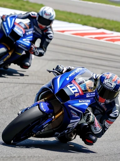 motoGP, intense battle,YAMAHA,HONDA,2 motorcycles