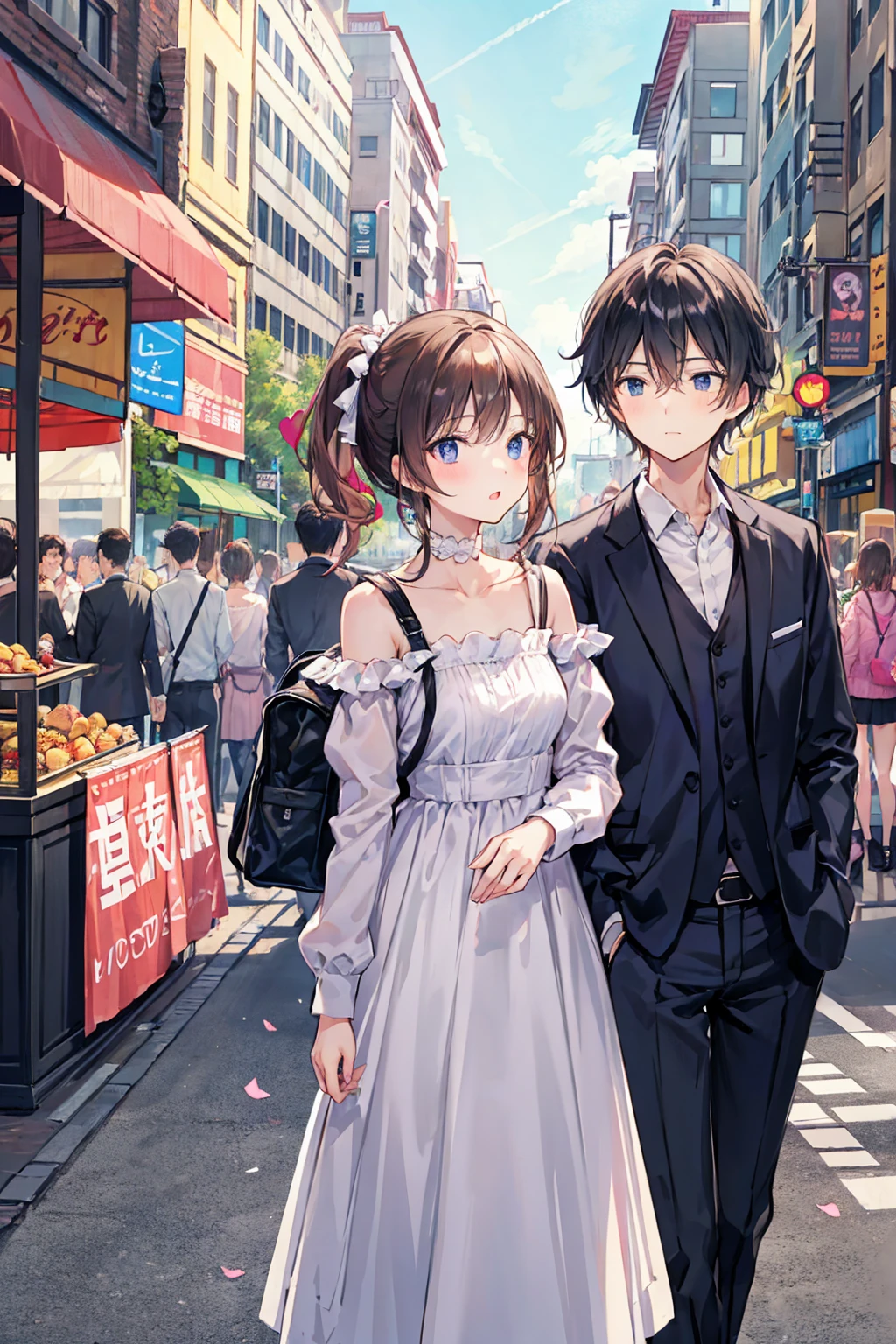 Multiple people in love々、Couple、men and women