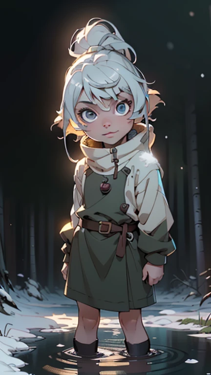 mischievous, (((young أخضر-skinned:1.3)), Dressed warmly, (winter clothes, Medieval clothing) mischievous stands in the snow, the mischievous is acting as a sentinel. The details of the mischievous's warm clothes are visible, تظهر طبيعتها البالية of the mischievous is vibrant, Emphasizing his other appearance, the mischievous is young, About 20 years, , Smart but a little threatening, (nice face, nose , The face of an expert in magic, mischievous face), Earthy tones dominate the color palette,
(Very detailed:1.3), Beautiful detailed glow, Meticulously detailed,
(Dynamic mode:1.0),(I was focused,Scale to fit dimensions,Rule of thirds),(Full body:1.2),
((Snowy pine forest at night, Dark forest, Swamp, Troubled water, hazy, Scary aura, the poor)),With dark storm clouds,winter,natural landscape:1.25,complicated natural landscape,((Snow forest background)),
(Glossy winter ornaments),High accuracy,Intense focus,(Very detailed,Very detailed),(Real technical practice:1.37),(Very detailed CG unity 8k wallpaper),(((Vibrant colours,Vibrant theme))),(complicated),(Masterpiece),(Best quality),Artistic Photography,(Photography was taken by sldr),(complicated background),Perfect face,Perfect facial details,real face,Realistic pictures,((complicated detail)),(((realism))),
