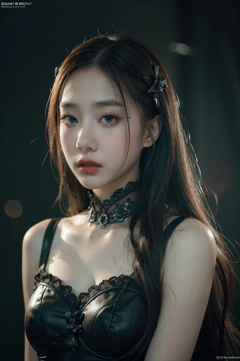 A large number of tentacles adsorbed on the girl's chest, best quality, 4k, 8k, highres, (masterpiece:1.2), ultra-detailed, (realistic:1.4), HDR, studio lighting, ultra-fine painting, sharp focus, physically-based rendering, extreme detail description, professional, vivid colors, bokeh, portraits, horror, eerie atmosphere, vibrant colors, dark shadows, surreal surroundings, ethereal lighting, intricate tentacle textures, mesmerizingly realistic girl's face, hauntingly beautiful eyes, delicate lips, flowing hair, dynamic composition, mysterious background, subtle hints of darkness, dramatic contrast, eerie and captivating presence, this masterfully crafted piece of art captures the essence of horror and beauty with its intricate attention to detail and impeccable quality, anime-esque elements combined with photorealism, evoking a sense of wonder and unease, a true masterpiece that pushes the boundaries of imagination and visual storytelling, a stunning fusion of realism and fantasy.