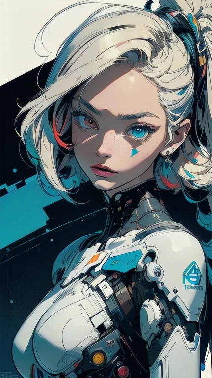 (((masterpiece, Highest quality))),(((alone:1.2))),(((One girl:1.2))),32K Wallpapers, Very detailed, Poster, Vintage Science Fiction,(((((geometric cinematic movie Poster))))), ((Bauhaus)),(shape),(((Abstract))),(Midcentury Modern),movie Poster,(((((portfolio))))),(((((close))))),(((((breast enhancement))))),((((More Angles)))),((((highlight)))),((((Heterochromia iridis)))),(((completion. Detailed face))),((((Very talented)))),(((((The most complex futuristic))))),(Colorful color scheme),(((detailed unlimited completion equipment : Mode))),(((((Very simple background))))),(((texture:Grunge)))