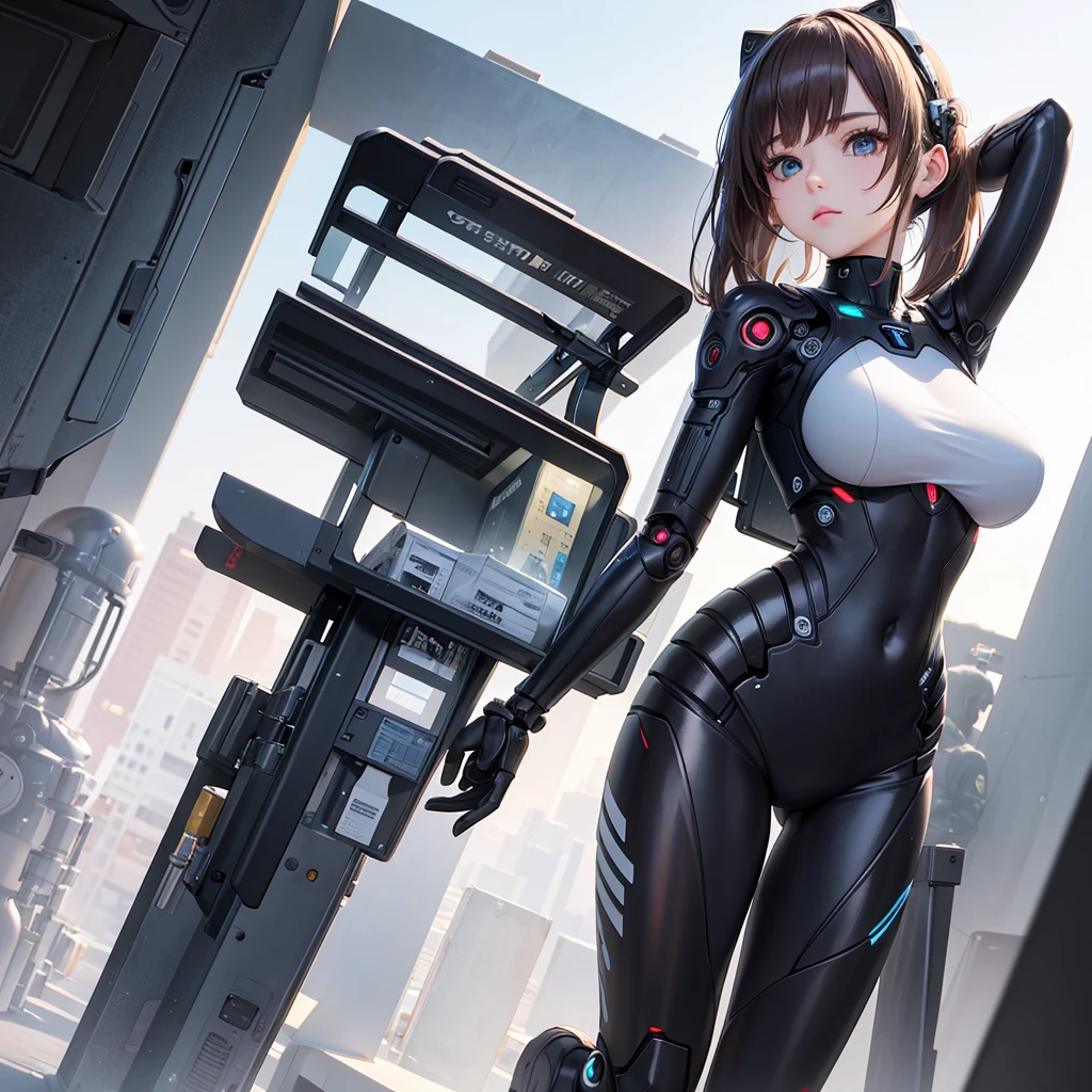 Masterpiece, best quality, ultra detailed,1 girl, Android, machine, humanoid,