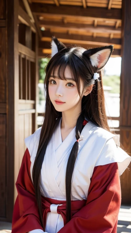 Fox Ears、Shrine maiden