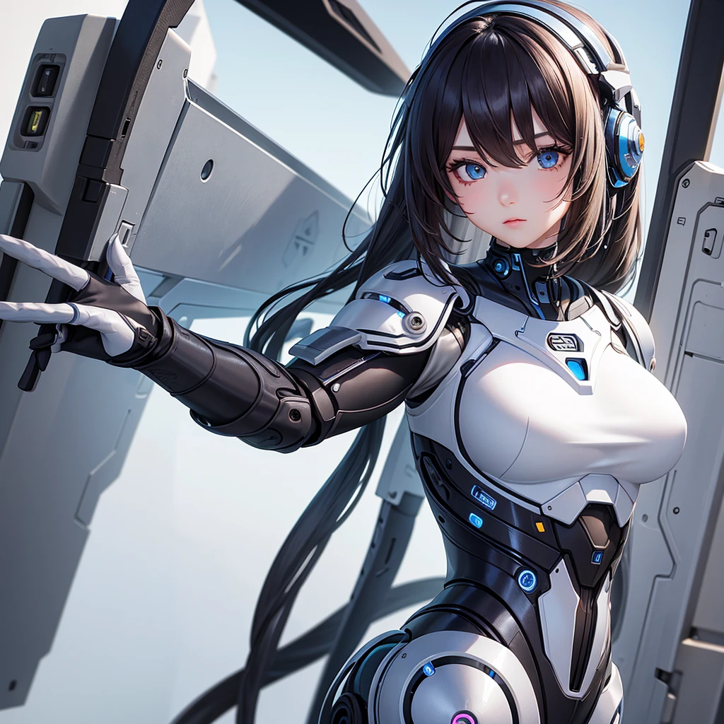 Masterpiece, best quality, ultra detailed,1 girl, Android, machine, humanoid,