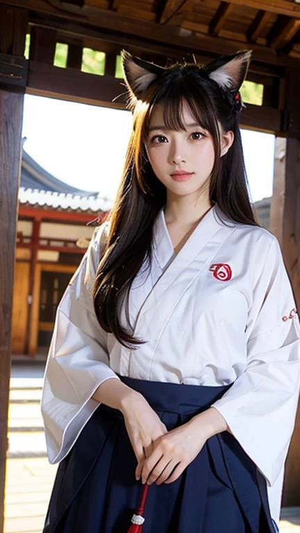 Fox Ears、Shrine maiden