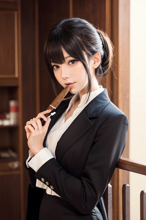 Cat、Anime Style、cigar、Bossy、Detective