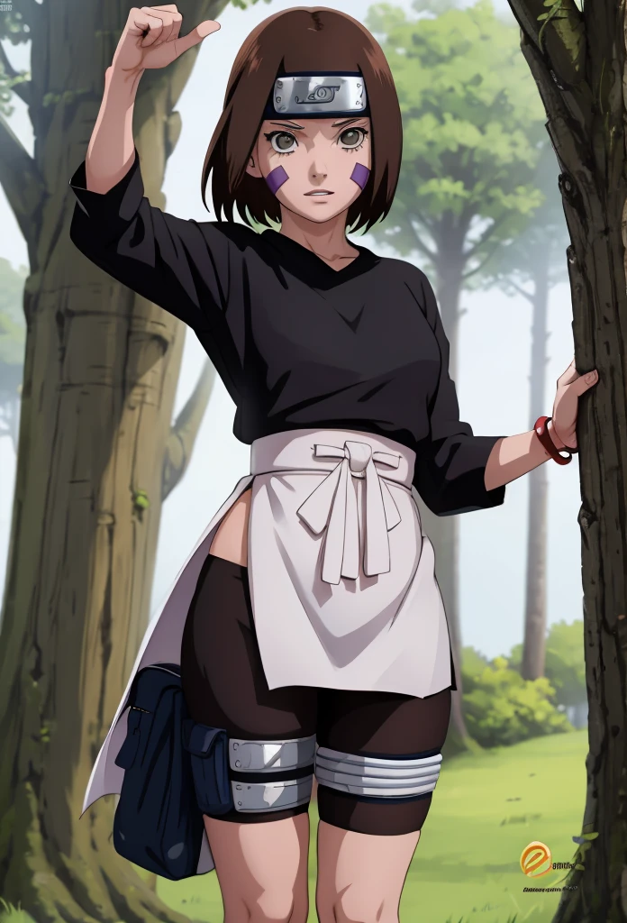 Masterpiece,Solo,1girl,Rin Nohara,(Naruto),medium Breasts,Pussy,Perfect Body,Sexy Body Hot,High Quality,High Resolution,Photograph 16K,Short Hair,Beautiful,Beautiful Woman,Naked,All Background 