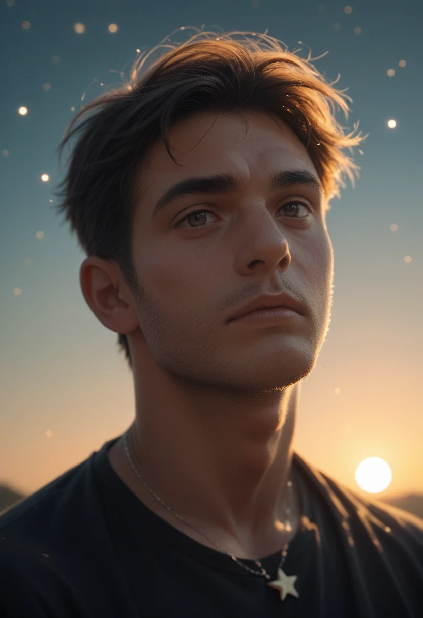 The most powerful being in the universe, a man, resembling a star, or the sun, who is capable of melting down planets with a breath