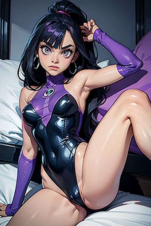 Titans Go, Raven, Leotard, Bed