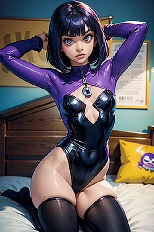 Titans Go, Raven, Leotard, Bed