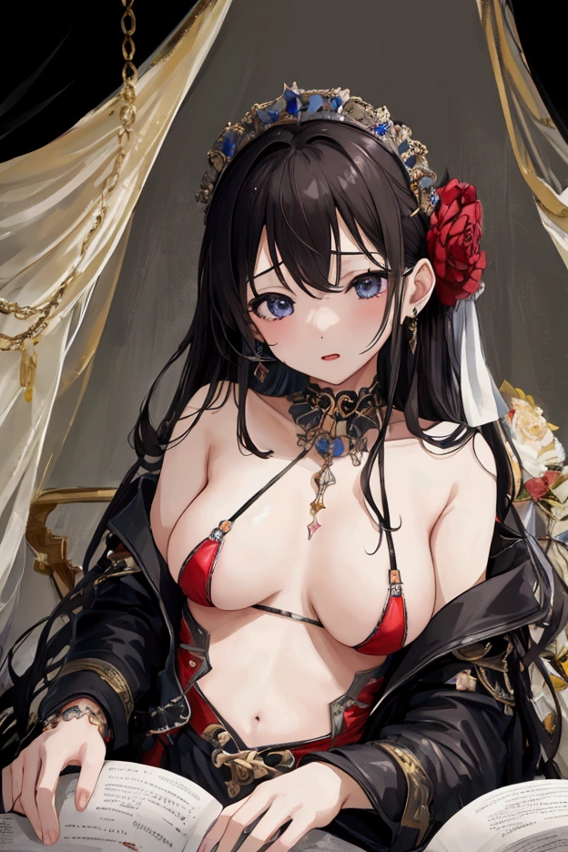 Highest quality, masterpiece, Ultra-high resolution, female、Big Breasts、Dirty Sex Slave、Poor、Tattered、Hopeless、Think nothing